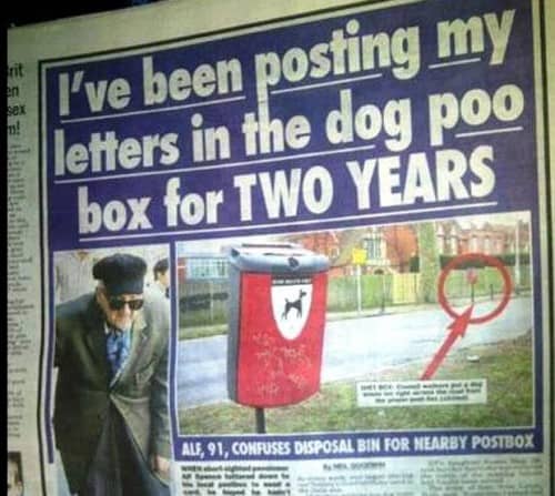 Dog Poop Mailbox 500x447